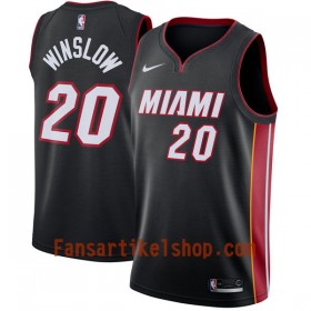 NBA Miami Heat Trikot Justise Winslow 20 Nike 2017-18 Schwarz Swingman - Herren